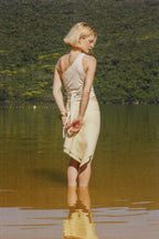 Saia Assimétrica Amarelo