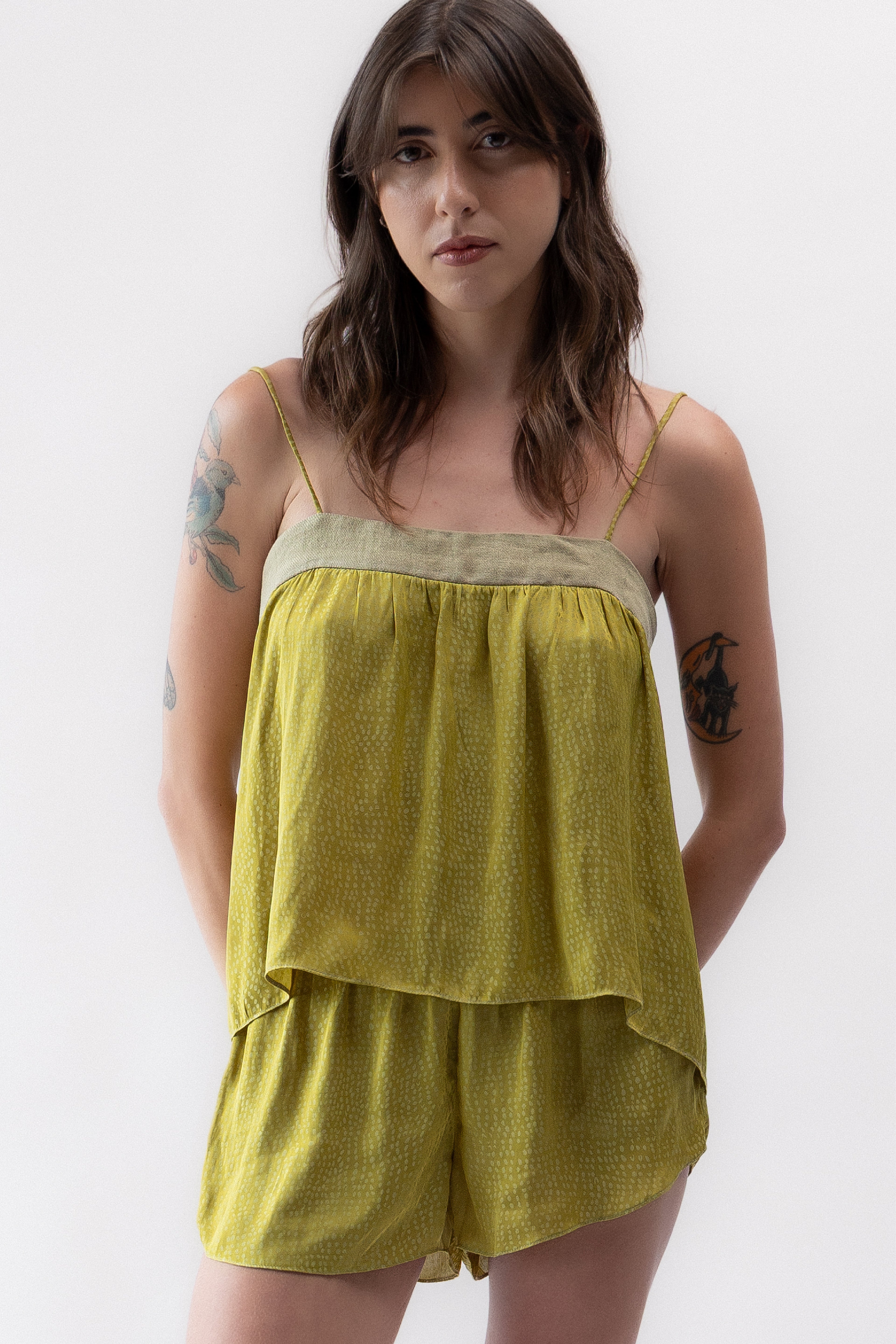 Blusa Jacquard Verde