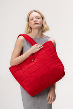 Bolsa Puffer Vermelho