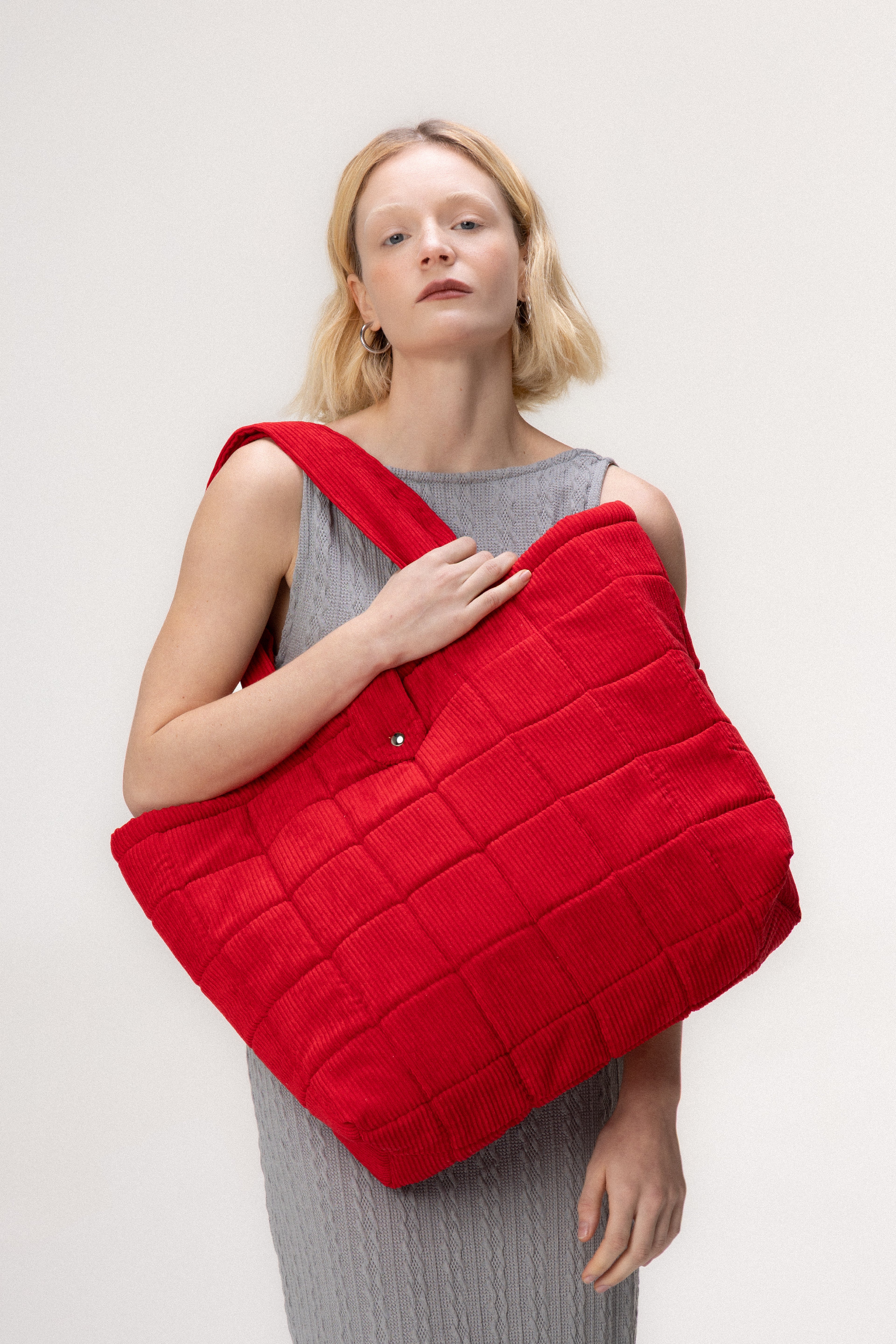 Bolsa Puffer Vermelho