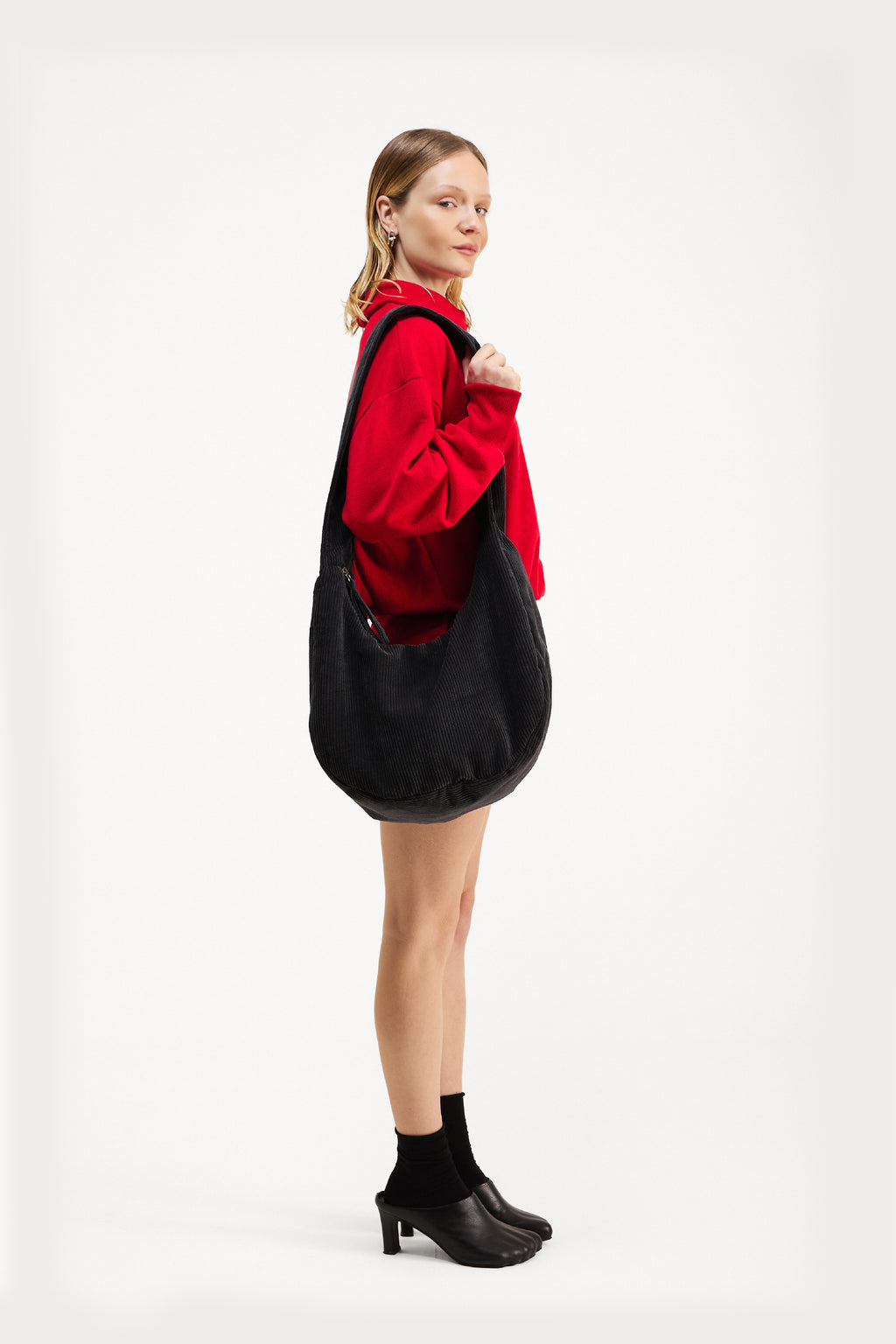 Bolsa Meia Lua Preto