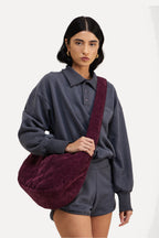 Bolsa Meia Lua Roxo