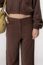 Calça Alfaiataria Marrom