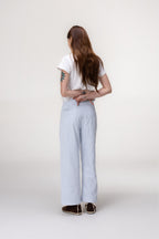 Calça Alfaiataria Vichy Azul