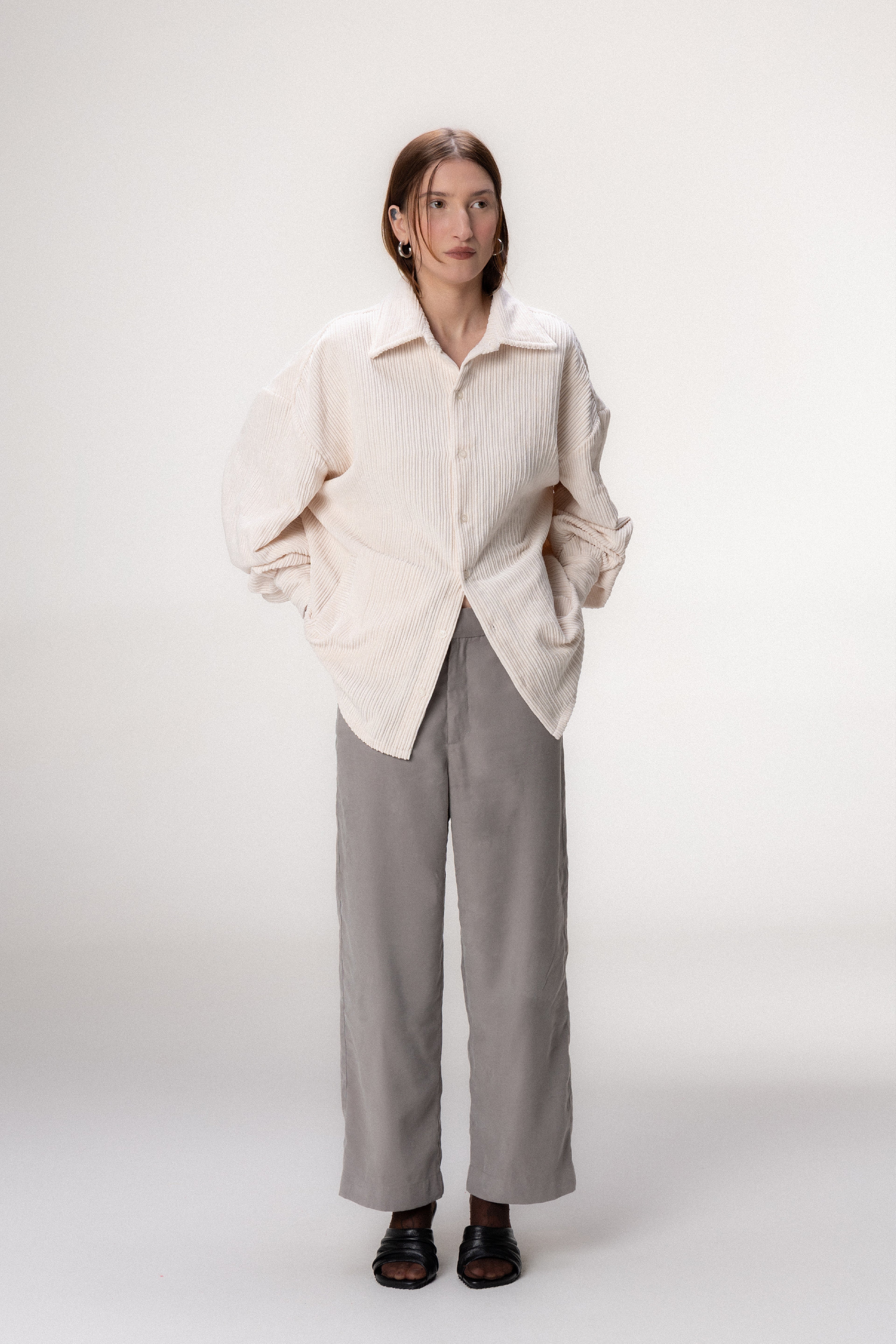 Camisa Cotelê Off White