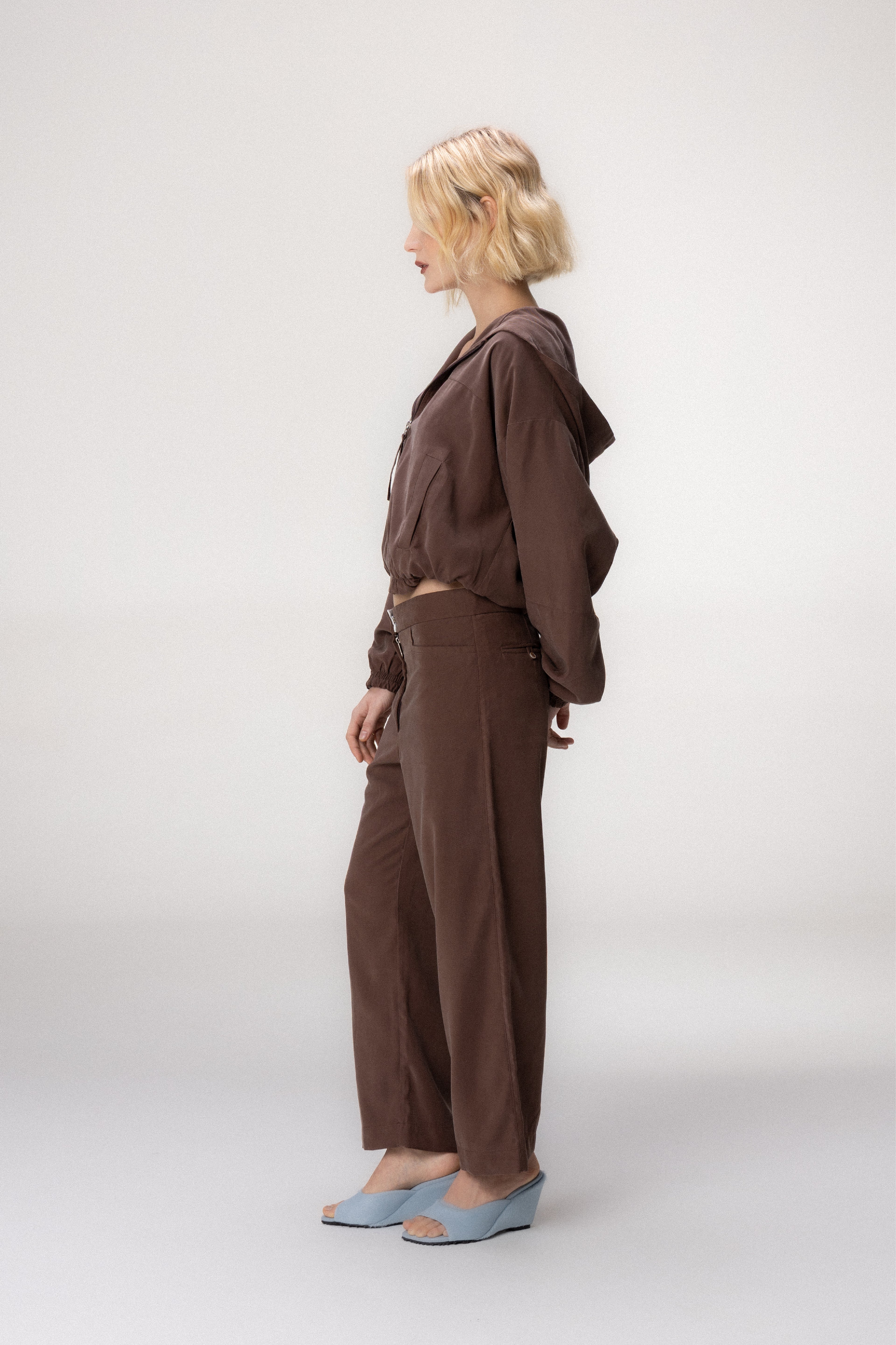 Calça Alfaiataria Marrom