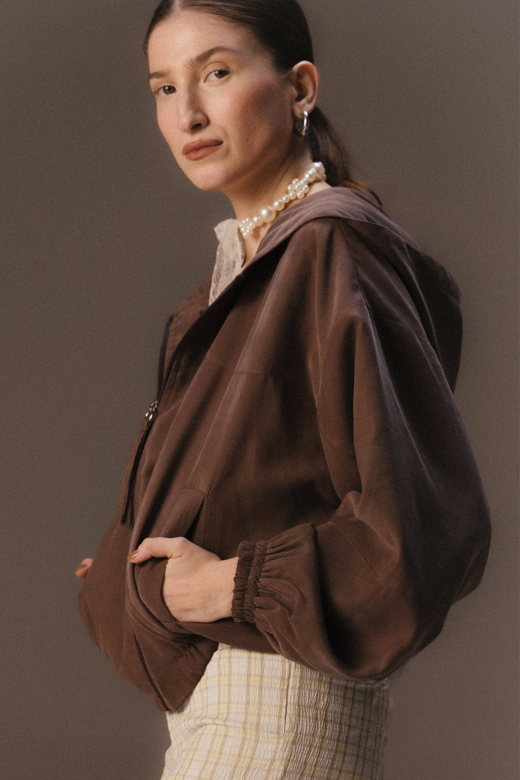 Jaqueta Juno Marrom