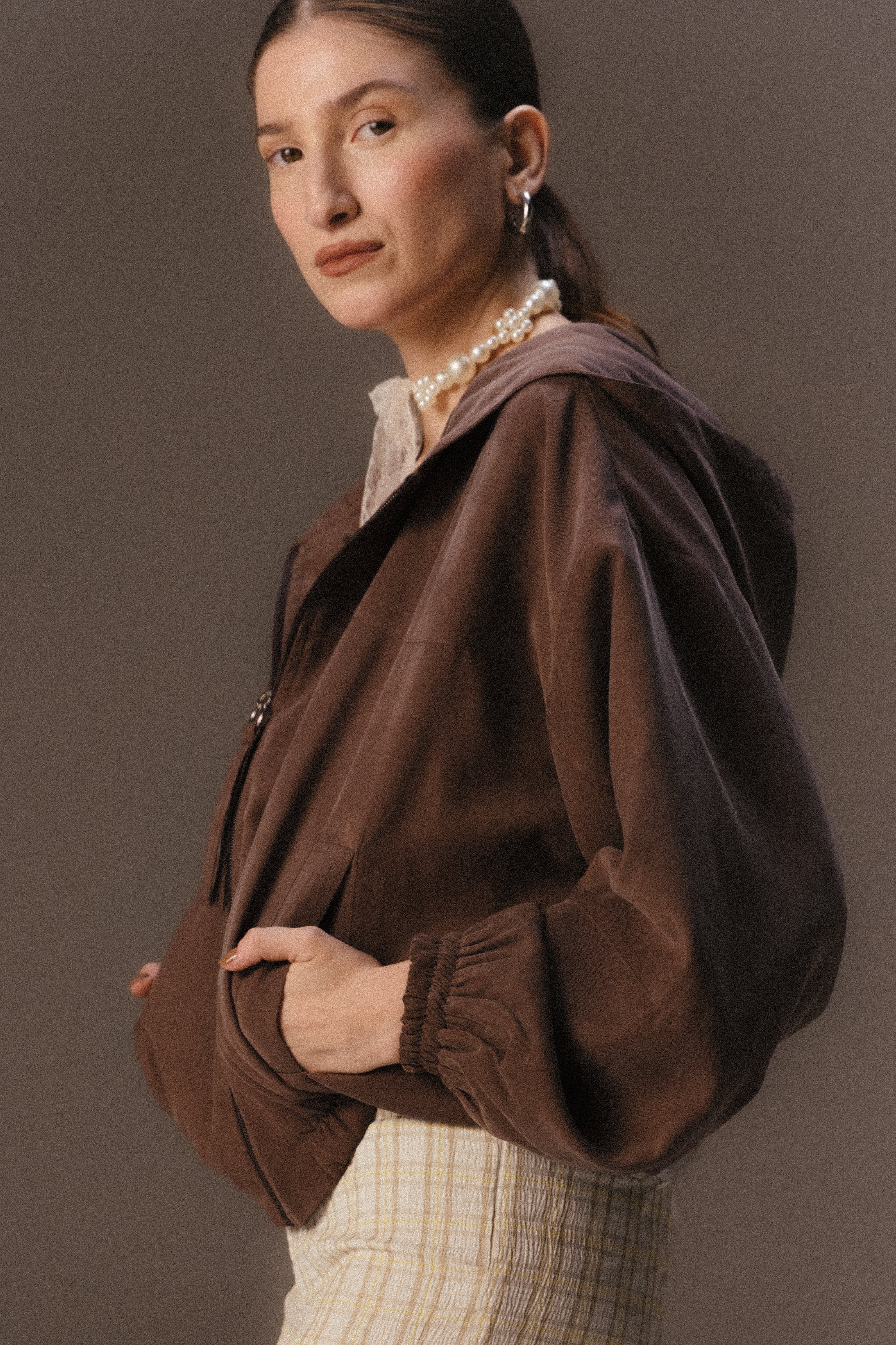 Jaqueta Juno Marrom