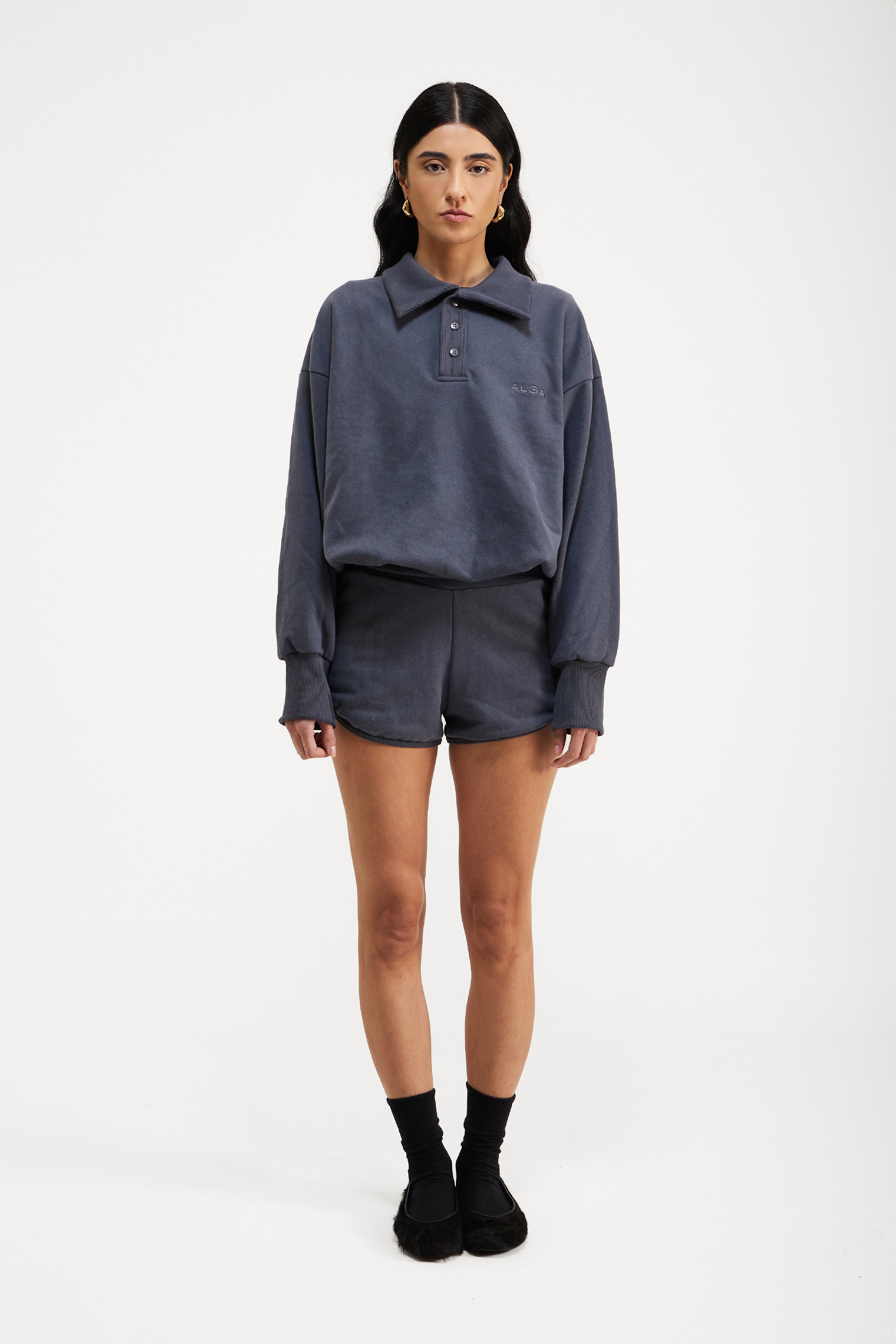 Moletom Polo Chumbo