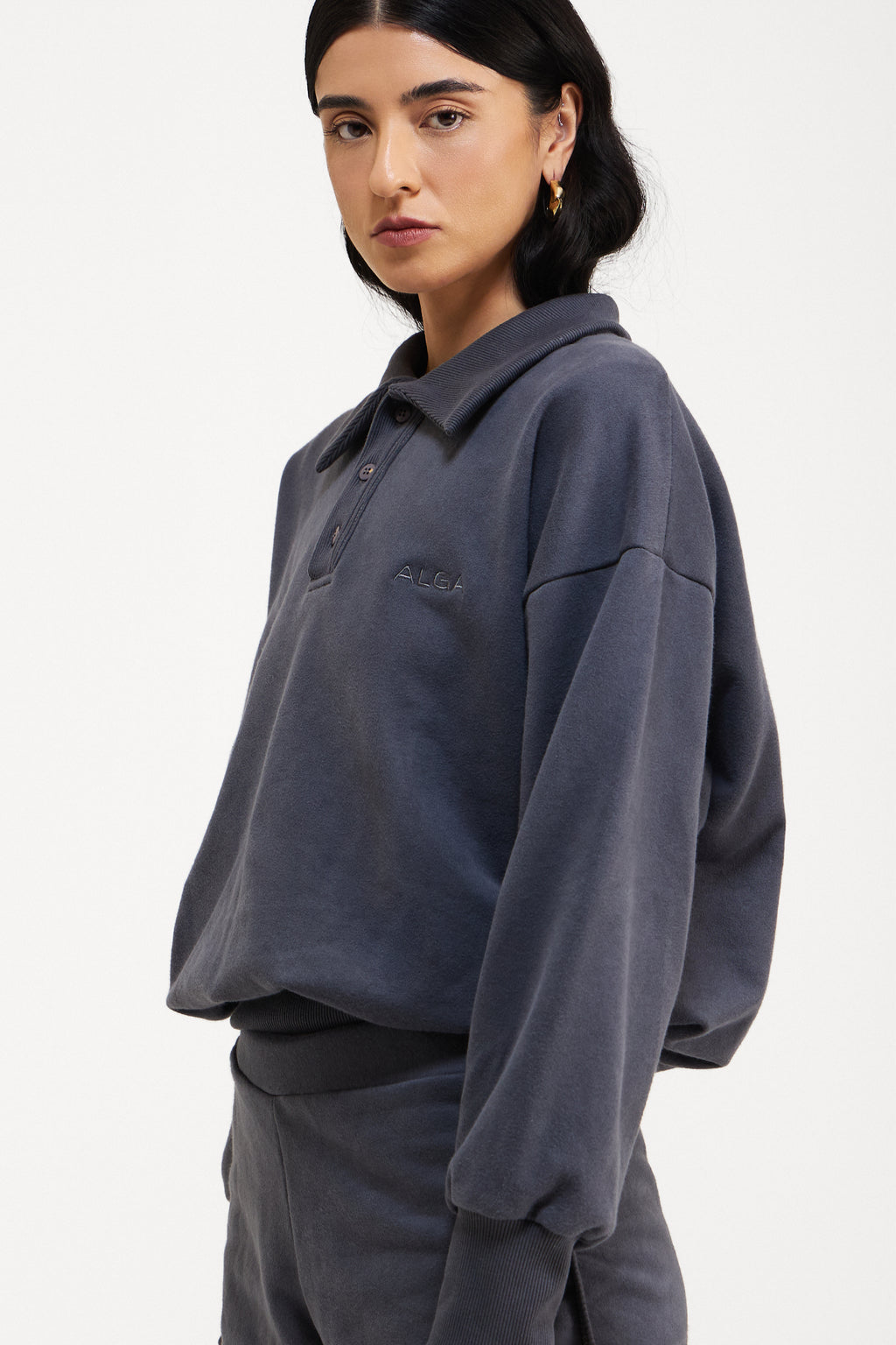 Moletom Polo Chumbo