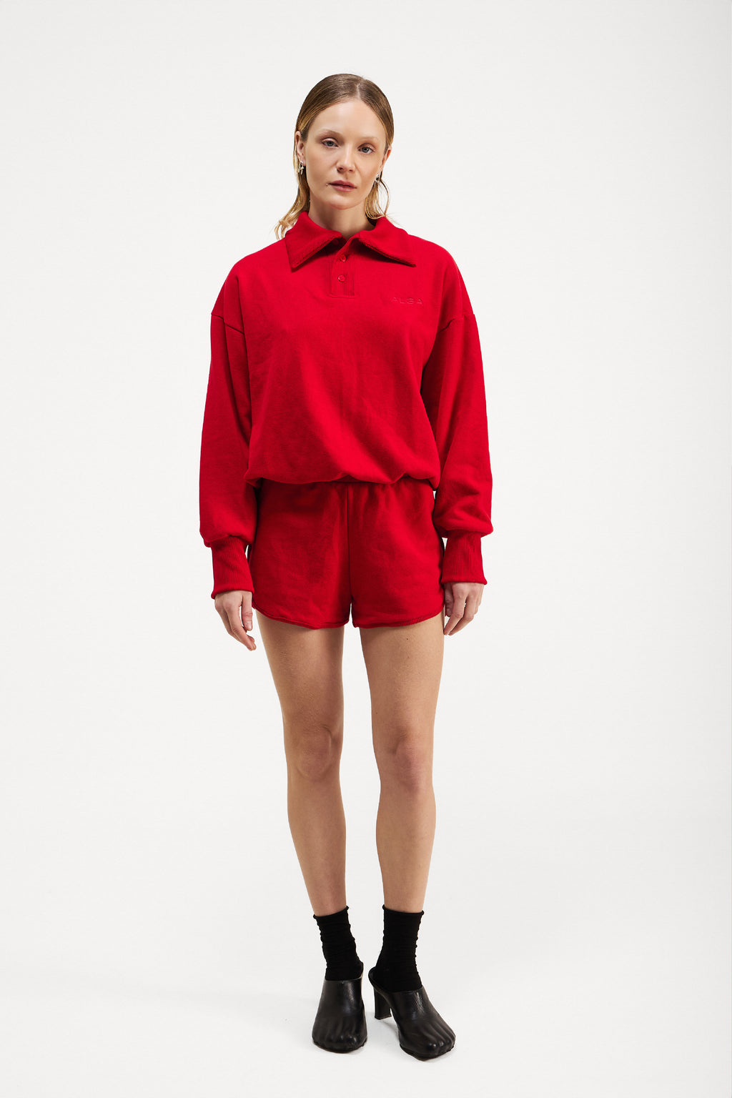 Moletom Polo Vermelho