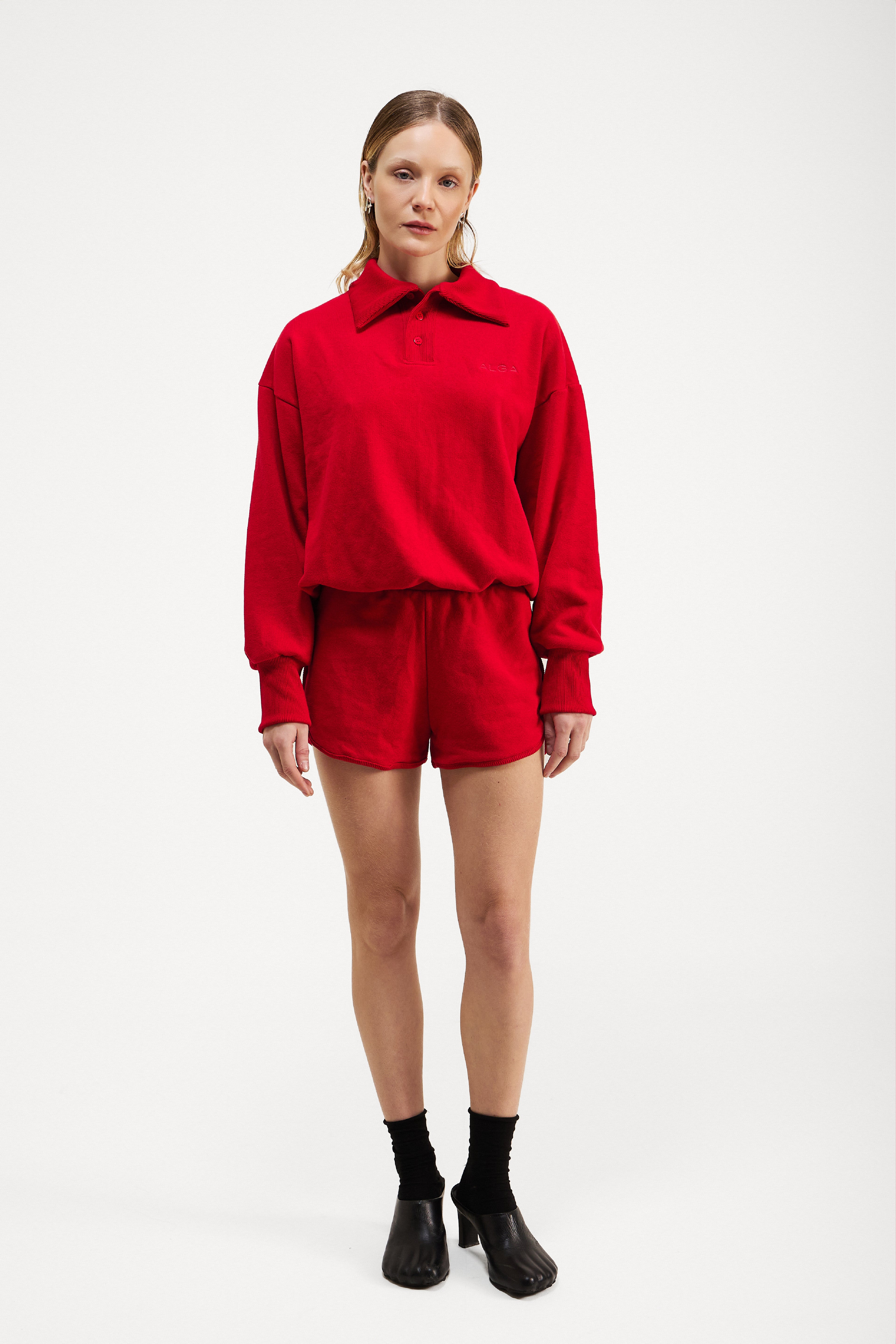 Moletom Polo Vermelho