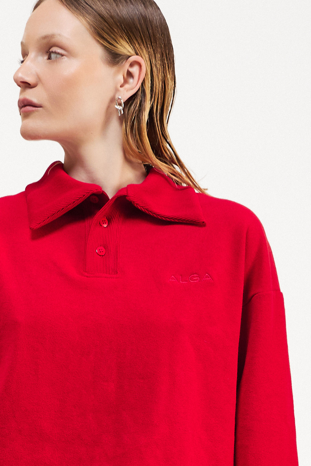Moletom Polo Vermelho