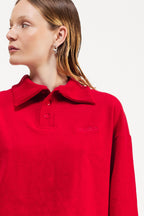 Moletom Polo Vermelho