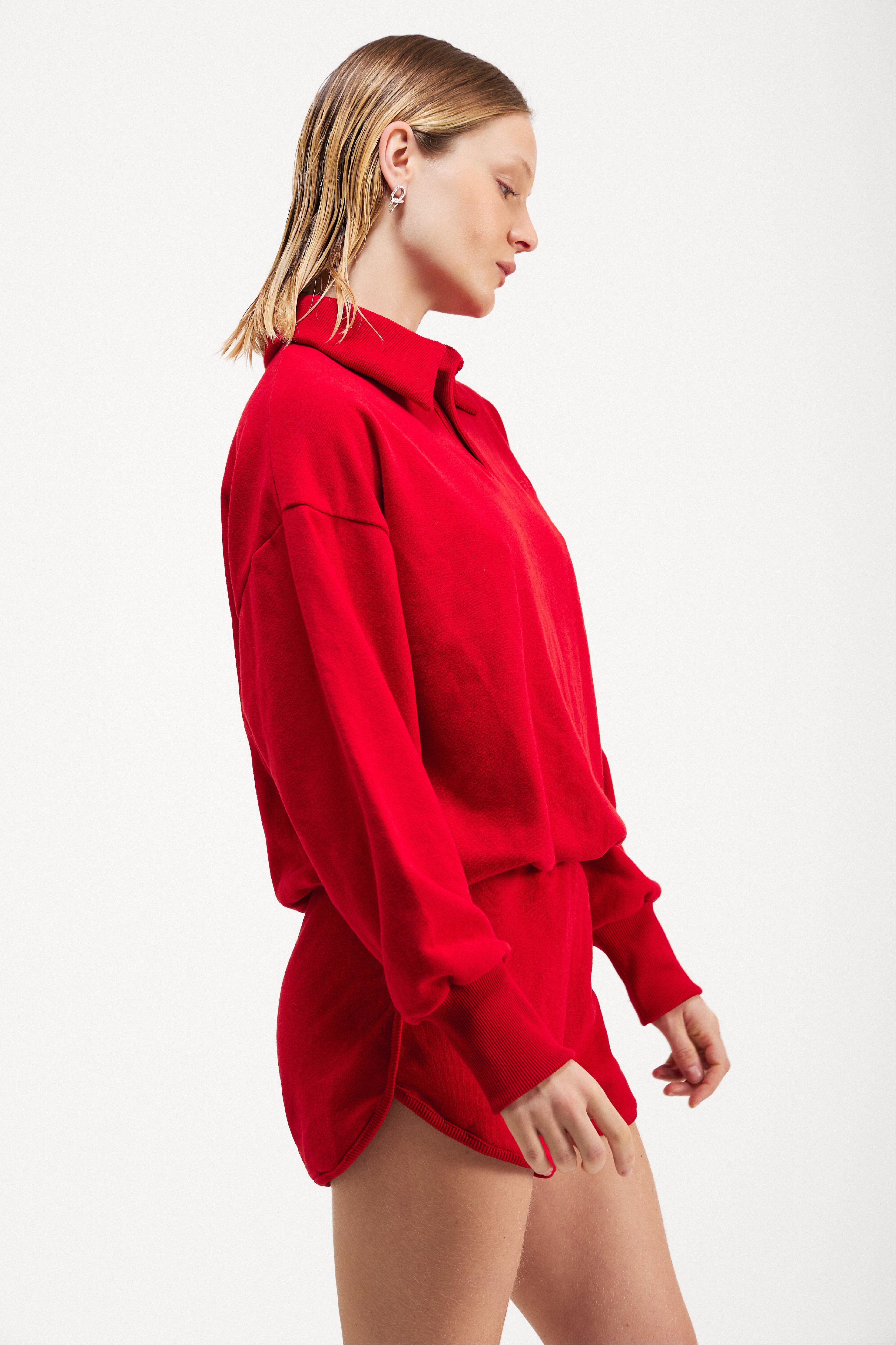 Moletom Polo Vermelho