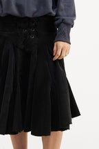 Saia Cotelê Preto