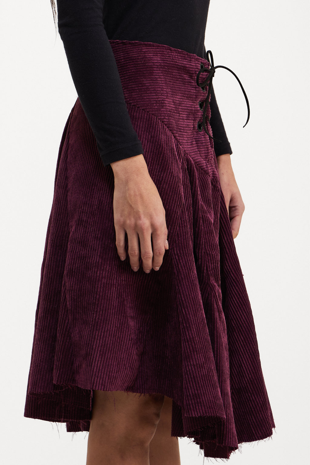 Saia Cotelê Roxo
