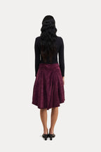 Saia Cotelê Roxo