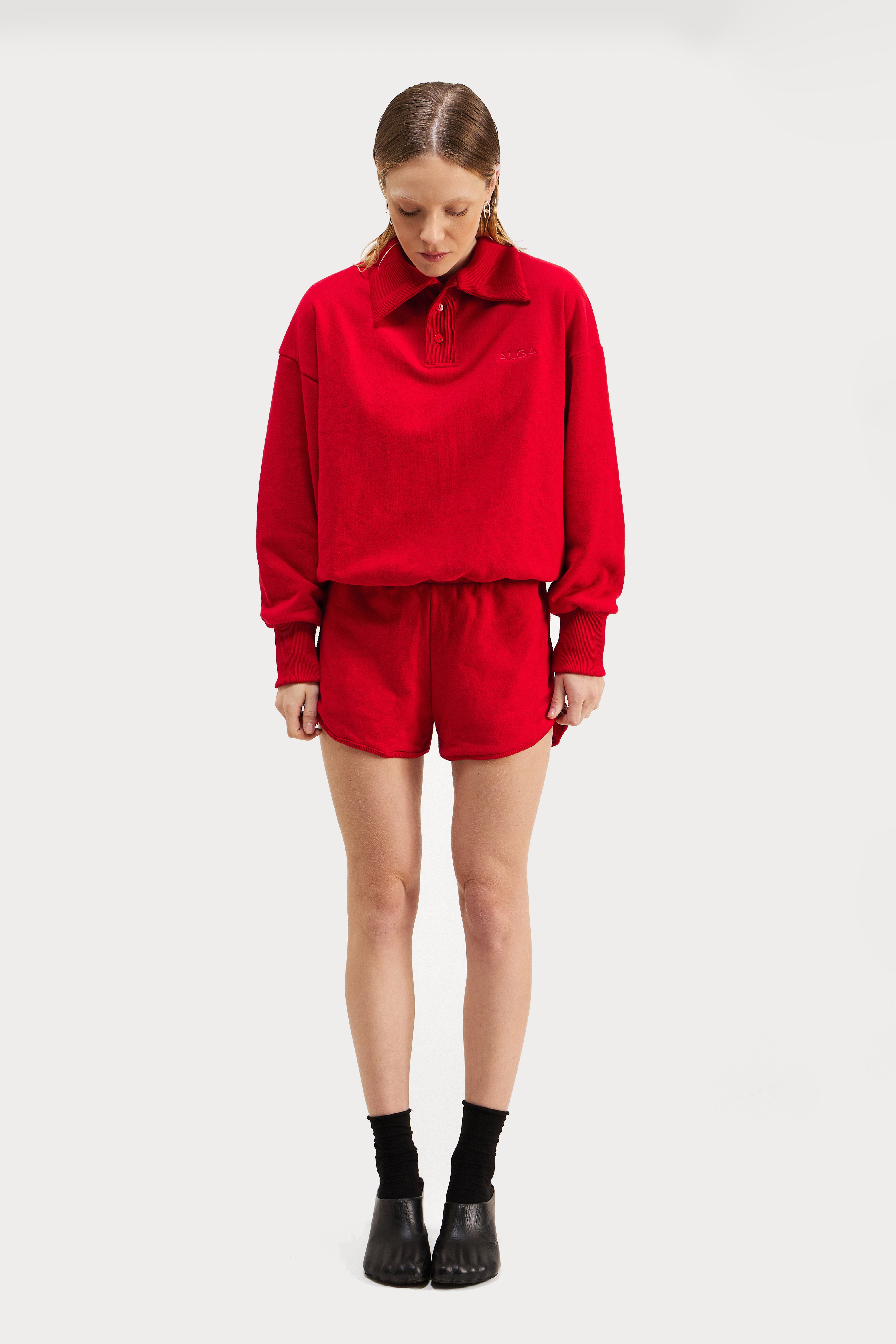 Moletom Polo Vermelho