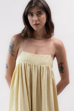 Vestido Amplo Amarelo