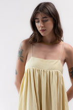 Vestido Amplo Amarelo