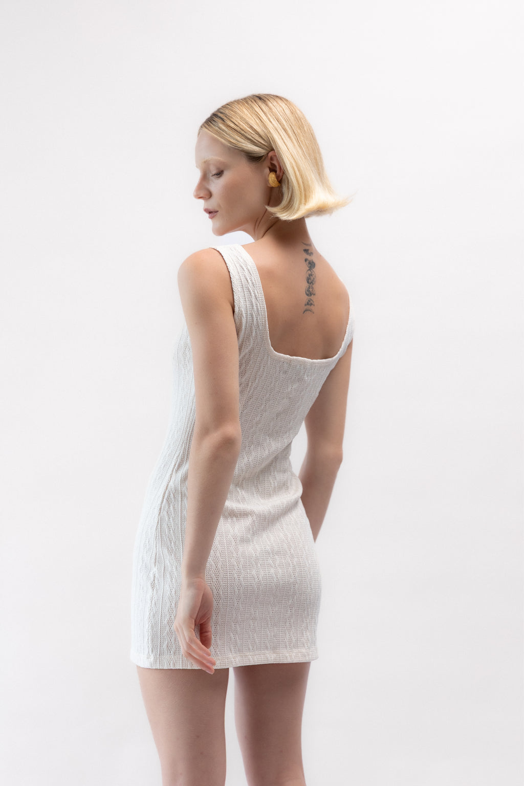 Vestido Curto Tricot Off