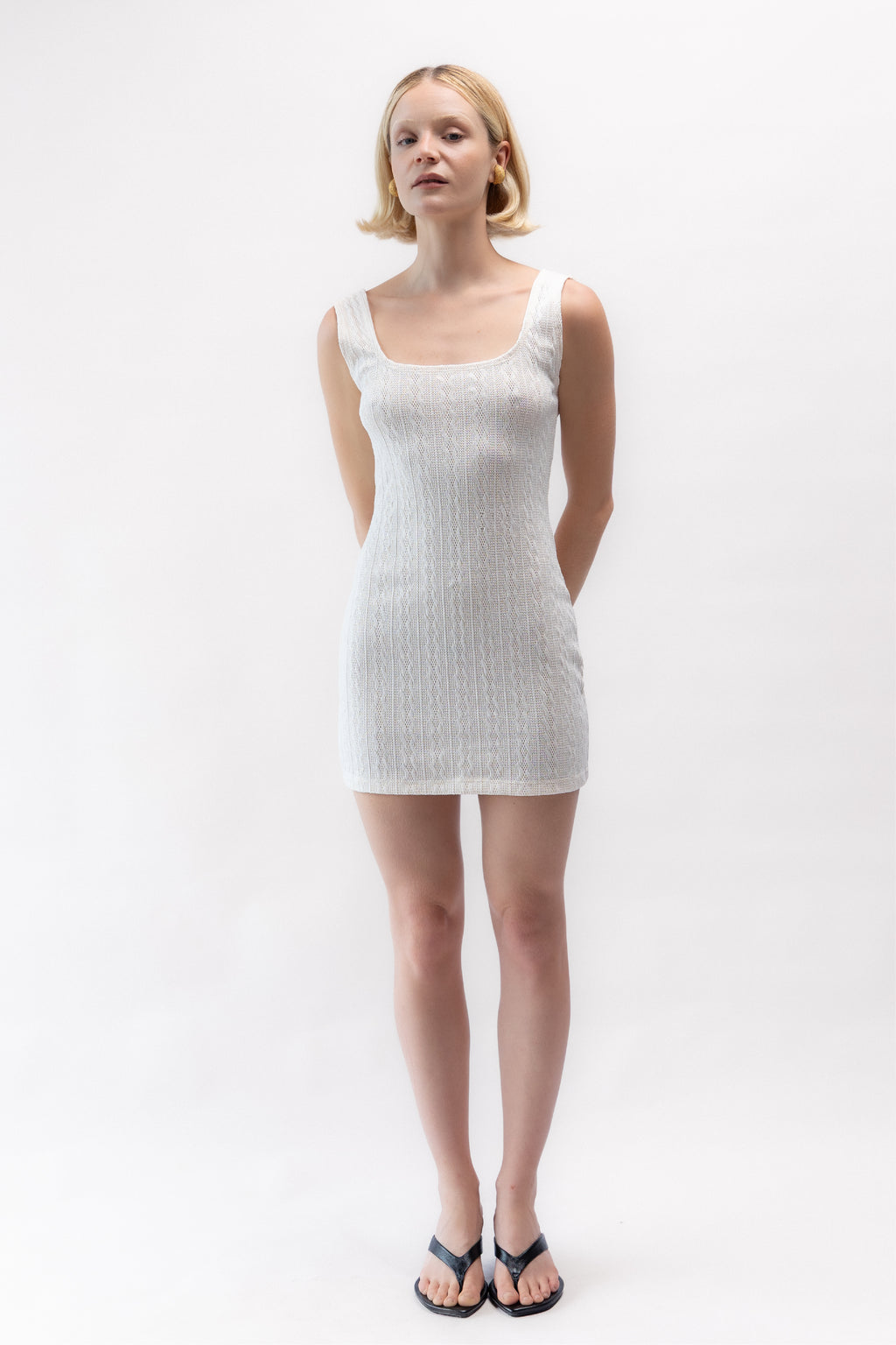 Vestido Curto Tricot Off